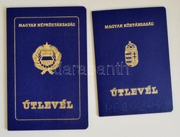 1990-1993 2 Db Magyar útlevél - Ohne Zuordnung