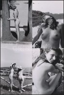 Cca 1992 Semmi Sem Lehetetlen, 9 Db Szolidan Erotikus, Mai Nagyítás, 15x10 Cm / 9 Erotic Photos - Sonstige & Ohne Zuordnung