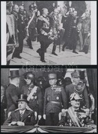 Cca 1940 Horthy Miklósról Készült 3 Db Fénykép, Fekete György (1904-1990) Budapesti Fényképész Hagyatékában Fellelt Máso - Sonstige & Ohne Zuordnung