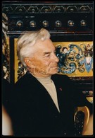 Magán Fotó Herbert Von Karajan Karmesterről / Private Photo Herbert Von Karajan 9x13 Cm - Sonstige & Ohne Zuordnung