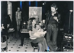 Robert Cohen: Serge Gainsbourg és Jane Birkin, Babájukkal. Enyhén Hullámos, Publikált Fotó / Gainsborough és Jane Birkin - Sonstige & Ohne Zuordnung