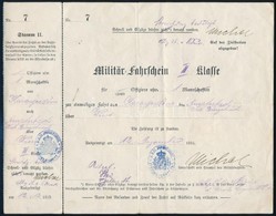 1915 Wien (Bécs), Katonai Utazási Igazolvány, Pecséttel, Szelvénnyel - Other & Unclassified