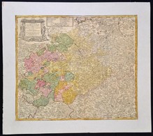 1757 Friedrich Zollmann; Adam Friedrich Zurner: Szászország Rézmetszetű Térképe. Circuli Super. Saxoniae Pars Meridional - Sonstige & Ohne Zuordnung