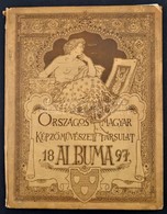 1897 Országos Magyar Képzőművészeti Társulat Albuma 1897, Benne 7 Nyomattal, Megviselt állapotú, Javított, Illusztrált V - Non Classificati