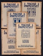 1909 A Magyar Iparművészet 6 Lapszáma (2. évf. 2-5., 8., 10. Sz.), Példányonként Változó, Kissé Sérült Papírkötésben, Sz - Ohne Zuordnung