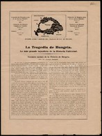 Cca 1920 Trianonról Szóló Irredenta Nyomtatvány Angol és Spanyol Nyelven, Felvágatlan Példány - Ohne Zuordnung