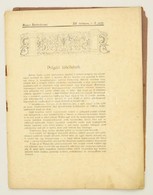 1920 A Magyar Építőművészet 20. évf. 1-3. Lapszáma, érdekes írásokkal, Tűzött Papírkötésben, Hiányos Borítóval - Ohne Zuordnung
