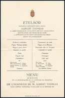 1927 Albert Thomas (1878-1932) A Genfi Nemzetközi Munkaügyi Hivatal Igazgatójának (1919-1932), Francia Szocialista Polit - Ohne Zuordnung