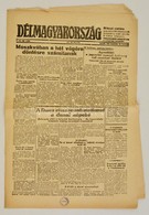 1948 A Délmagyarország Augusztus 19-i Lapszáma (5. évf. 190.) érdekes Aktuális Hírekkel - Ohne Zuordnung