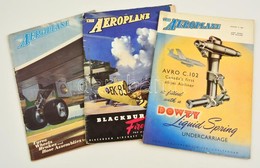 1949 3 Db Aeroplane Repülős újság / 3 Airplane Magazines - Ohne Zuordnung