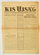 1956 A Kis Újság, A Független Kisgazda, Földmunkás és Polgári Párt Politikai Napilapjának November Elsejei Száma, Benne  - Ohne Zuordnung