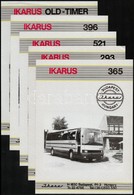 Cca 1985 Ikarus Buszok és Járművek Képes Modellismertetői. 5 Db 4p. - Ohne Zuordnung