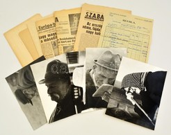 Vegyes Nyomtatvány, Fotó és Okmány és Plakát Tétel: 1956-1970 Vegyes újság Tétel, Benne érdekes Korabeli Riportokkal, Kö - Ohne Zuordnung