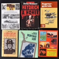 Vegyes Könyvtétel, 6 Db
Stefan Niemayer: Heydrich A Hóhér. Bp.,2000, Anno. Kiadói Papírkötés.
H.S. Commager: A Második V - Ohne Zuordnung