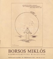 Borsos Miklós Szobrászművész Kiállítása. Csontváry Galéria. Bp., 1992, Csontváry Galéria. Kiadói Papírkötés. - Ohne Zuordnung