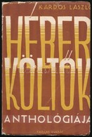 Héber Költők Antológiája. Kardos László Műfordításai. Bp.,1947, Farkas Lajos, (Igazság Nyomda-ny.),145 P. Kiadói Papírkö - Non Classificati