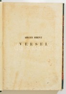 Kölcsei Kölcsey Ferencz Minden Munkái. 1-3. Köt. Bp., 1860, Heckenast. Egybekötve, Későbbi Félvászon Kötésben, Az 1-2. K - Ohne Zuordnung