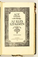 Ady Endre: Az Illés Szekerén. 5. Kiad.
Bp., 1923. Athenaeum. 175 L. Számozott (11/100.) Példány! A Szennylap, Az Előzék- - Ohne Zuordnung