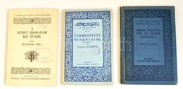 A Magyar Szemle Kincsestára 3 Kötete: Bartucz Lajos: Mikép Fedezte Fel Az Ember önmagát? (1929); Rapaics Raymund: Termes - Ohne Zuordnung