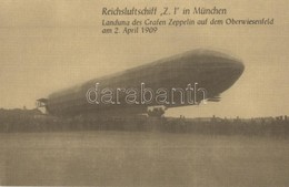 ** 5 Db MODERN Reprint Léghajós Motívumlap / 5 Modern Reprint Airships Motive Postcards - Ohne Zuordnung