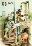 ** * 3 Db MODERN Bányászos Motívumlap / 3 Modern Mining Motive Postcards - Ohne Zuordnung