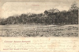 T2/T3 Balatonberény, Villa Telep. Neumark Adolf Kiadása (EB) - Unclassified