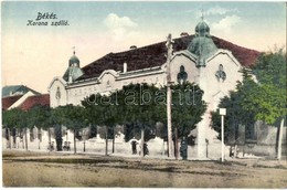 T2 Békés, Korona Szálloda, Kerékpár. Végh Lajos Kiadása - Ohne Zuordnung