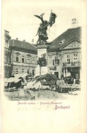 ** T4 Budapest I. Dísz Tér, Honvéd-szobor, üzlet (vágott / Cut) - Ohne Zuordnung