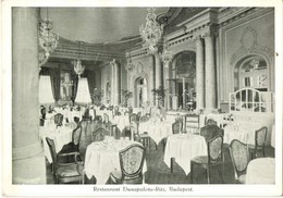 T2 Budapest V. Hotel Dunapalota Ritz Szálloda, étterem, Belső. '1938 Léva Visszatért' So. Stpl - Ohne Zuordnung