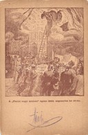 * T2/T3 1903 Budapest VI. Párisi Nagy Áruház égése, Tűzvész, Tűzoltók. Gelbmann G. Kiadása (kopott Sarkak / Worn Corners - Ohne Zuordnung