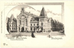 ** T1/T2 Budapest IX. Központi Vásárcsarnok. Schwarcz Jakab Kiadása - Ohne Zuordnung