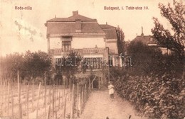 T3 Budapest XII. Németvölgy, Tatár Utca 10. Koós Villa (ázott Sarok / Wet Corner) - Ohne Zuordnung