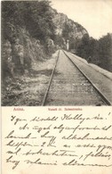 T2/T3 Anina, Stájerlakanina, Steierdorf; Bahnstrecke / Vasúti út, Hollschütz F. Kiadása / Railway Road (EK) - Ohne Zuordnung