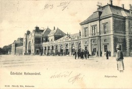 T2 Kolozsvár, Cluj; Pályaudvar, Vasútállomás, Péterffy Mór Kiadása / Railway Station - Ohne Zuordnung