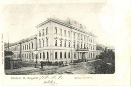 T4 Máramarossziget, Sighetu Marmatiei; Igazságügyi Palota. Berger Miksa Kiadása / Palace Of Justice (r) - Ohne Zuordnung