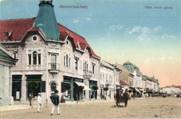 T2 Marosvásárhely, Targu Mures; Fő Tér, Agrár Takarékpénztár Palota, üzletek / Square, Bank, Shops - Ohne Zuordnung