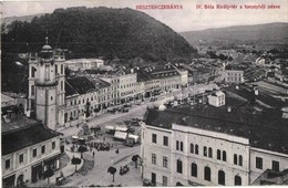 T2/T3 Besztercebánya, Banska Bystrica; IV. Béla Király Tér A Toronyból Nézve, Piac, Kohn József, Holesch Árpád és Lőwy F - Ohne Zuordnung