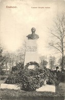 T2 Érsekújvár, Nové Zamky; Czuczor Gergely Szobor. Adler József Kiadása / Statue - Non Classificati