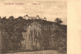 ** T1/T2 Gács, Halic; Vár / Schloss / Castle - Ohne Zuordnung