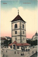 ** T1 Kassa, Kosice; Urbán (Orbán) Torony, Utcakép. Benczur Vilmos Felvétele / Street View With Tower - Non Classificati