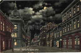 T2 Kassa, Kosice; Kossuth Lajos Utca Este / Street View At Night - Non Classificati