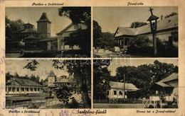 * T4 Szobránc-fürdő, Kúpele Sobrance; József Villa, Orvosi Lak, Pavilon, Fürdőház, Automobile / Villa, Doctor's House, P - Ohne Zuordnung