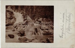* T2 1918 Tátra, Tarpataki Vízesés / Waterfall, Photo - Non Classificati