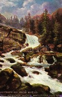 T2 Tátra, Nagytarpataki Felső Vízesés / Waterfall, Raphael Tuck & Sons Oilette No. 608 B. - Non Classificati