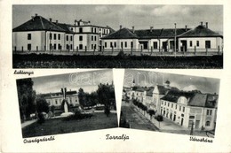T2 Tornalja, Tornala; Laktanya, Országzászló, Városháza / Barracks, Country Flag, Town Hall - Non Classificati