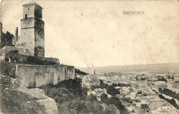 * T3 Trencsén, Trencín; Vár. Gansel Lipót Kiadása / Castle (Rb) - Unclassified