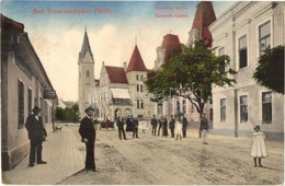 T2/T3 Trencsénteplic-fürdő, Kupele Trencianske Teplice; Kossuth Utca, Vendéglő, étterem / Street View With Restaurant  ( - Ohne Zuordnung