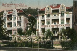 T4 Trencsénteplic, Trencianske Teplice; Villa Miramare, Villa Corfu (fa) - Ohne Zuordnung