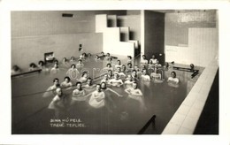 T3 Trencsénteplic, Trencianske Teplice; Sina Fürdő, Belső, Fürdőzők / Spa, Interior, Bathing People (fa) - Non Classificati