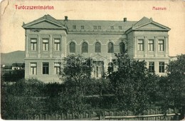 T3 Turócszentmárton, Turciansky Svaty Martin; Múzeum, W. L. Bp. 5879. Moskóczi Ferenczné Kiadása / Museum (kis Szakadás  - Non Classificati